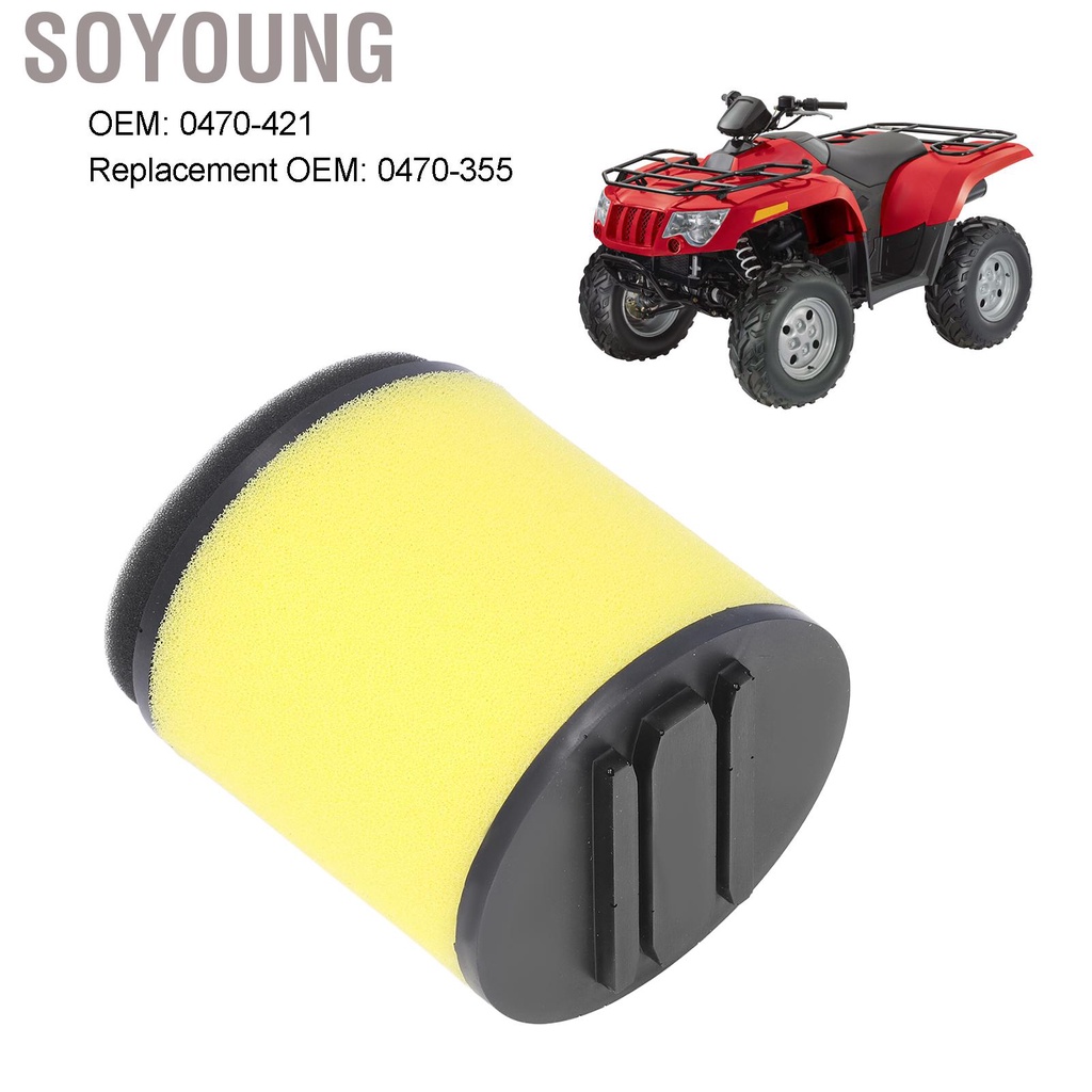 Soyoung Air Filter Sponge 0470‑421 High Airflow for ATV