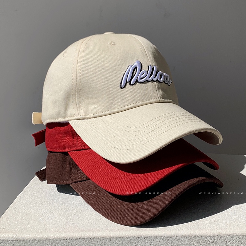 Mũ Lưỡi Trai Thêu Chữ Phong Cách Hàn Quốc Cá Tính Cho Nữ