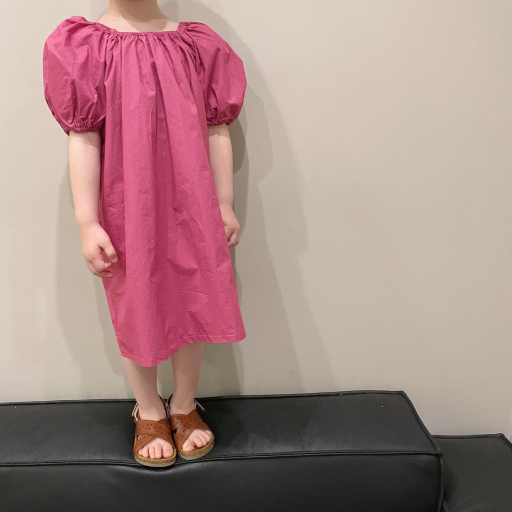 Đầm hở lưng cột dây sau dễ thương cho bé