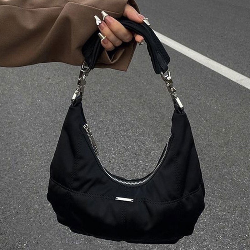 Túi Xách Vải Nhung Đen Phong Cách retro Thời Trang Cho Nữ