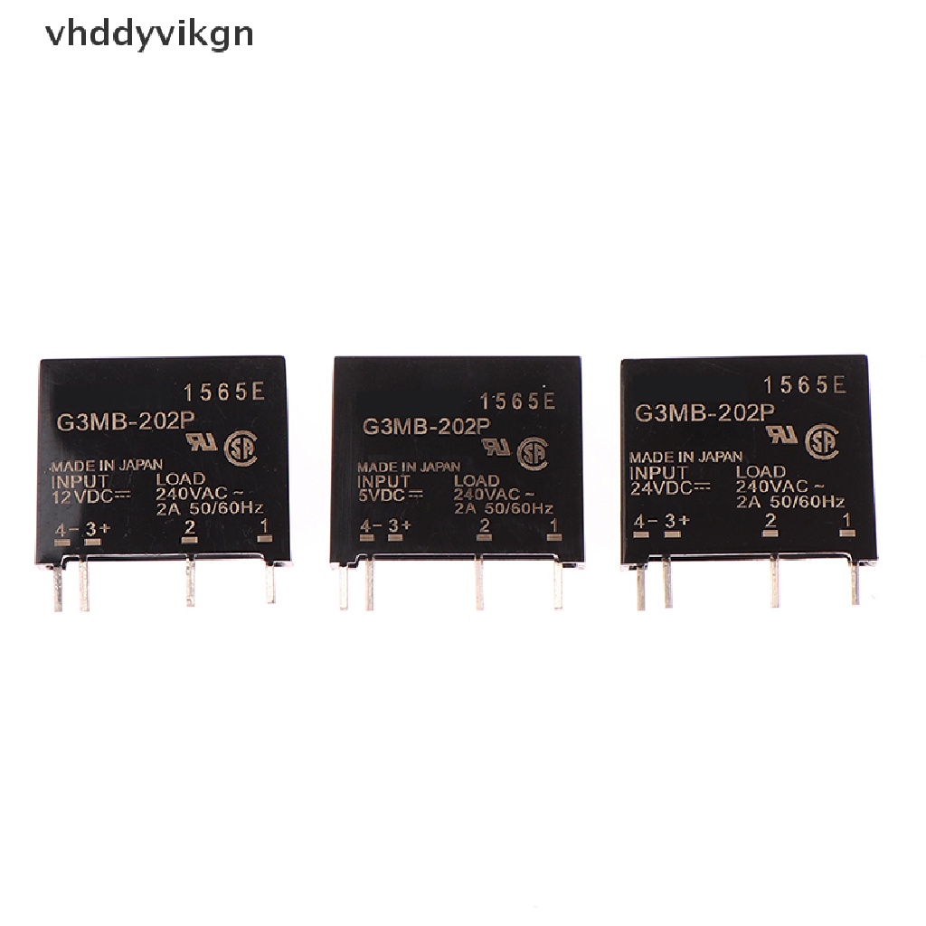1 Mô Đun Rơ Le Điện Trở 5V 12V 24V DC-AC G3MB-202P-5VDC PCB SSR AC 240V 2A