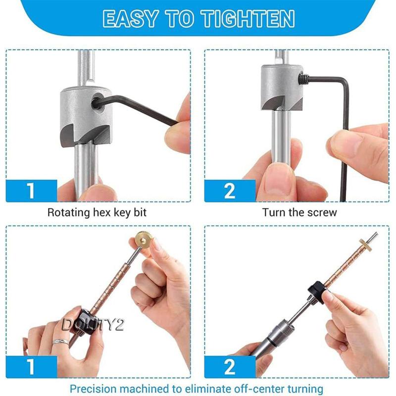 [Dolity2] Đầu Cắt Bút Chuyên Dụng Cho Máy Tiện Gỗ DIY