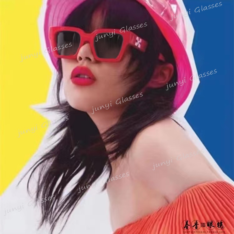 Kính Mát Gọng Vuông Màu Đen Phong Cách Hip Hop Punk Thời Trang Cho Nam Và Nữ X