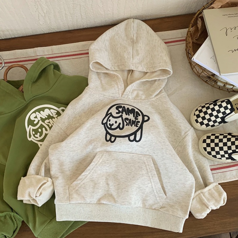 Áo Hoodie Cotton Mỏng In Họa Tiết Hoạt Hình Phong Cách Thể Thao Cho Bé Trai Và Gái