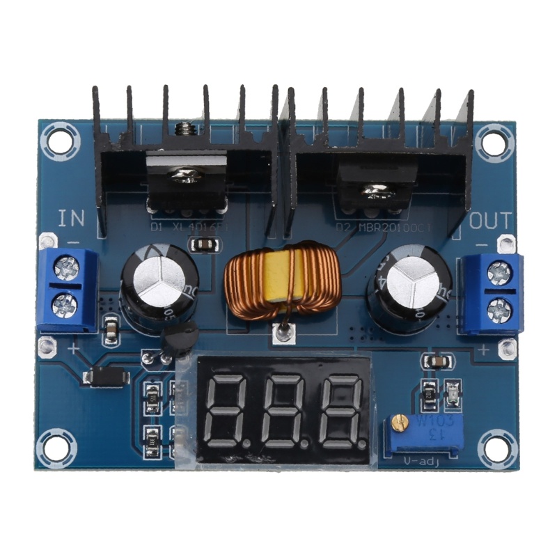 Mô Đun Điều Chỉnh Điện Áp XH-M404 DC 4-40V 8A DC XL4016E1 Màn Hình Kỹ Thuật Số