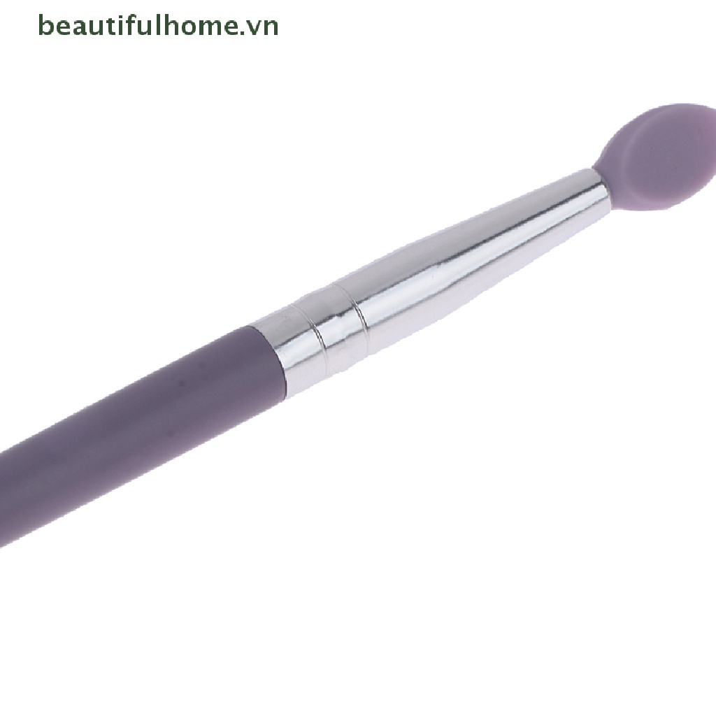 1 Cọ Trang Điểm Môi / Phấn Mắt Ánh Nhũ Kim Tuyến Lấp Lánh Bằng Silicone