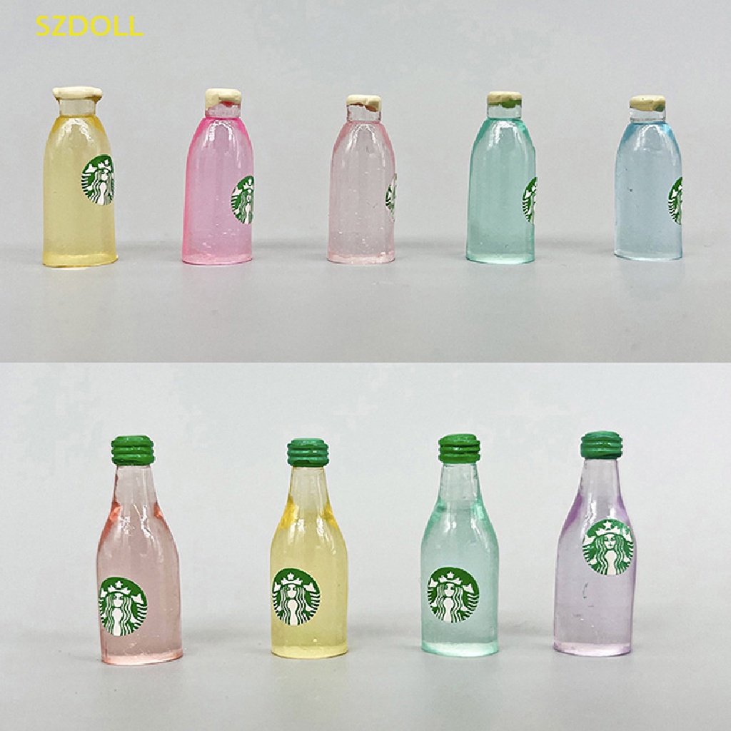 Set 5 Ly Uống Cà Phê Mini Trang Trí Phong Cảnh Nhà Búp Bê