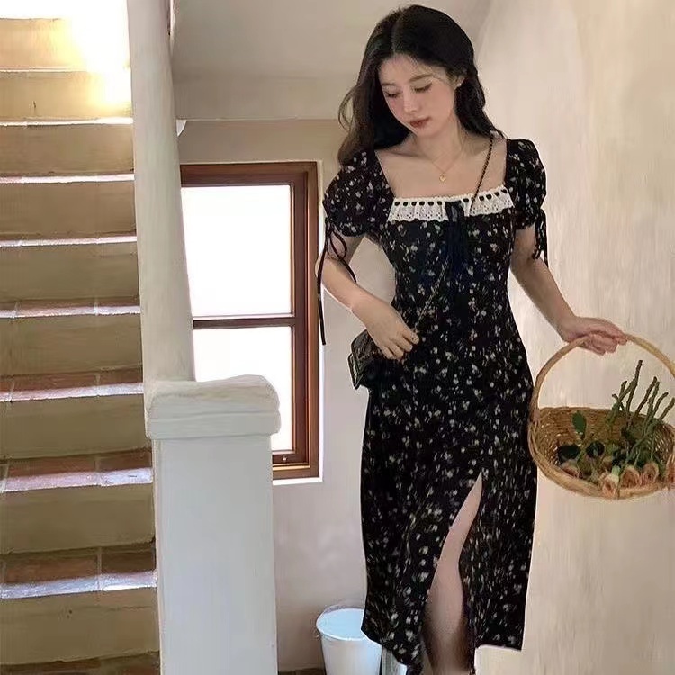 NRVP Đầm Maxi Dáng Dài Thiết Kế Mới Thời Trang Theo Phong Cách Pháp Cho Nữ 202