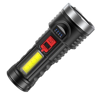 Ultra Powerful LED Torch Light Rechargeable Side Light for Camping