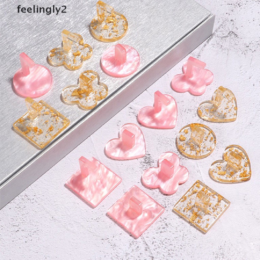 1 Giá Đỡ Trưng Bày Móng Tay Hình Bướm Trái Tim