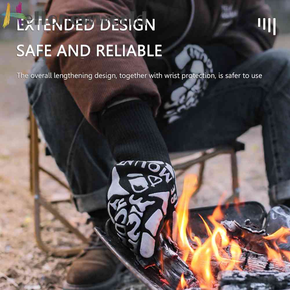 Găng Tay Bảo Vệ Chống Bỏng Mềm Mại Thoải Mái Dùng Khi Đi Cắm Trại