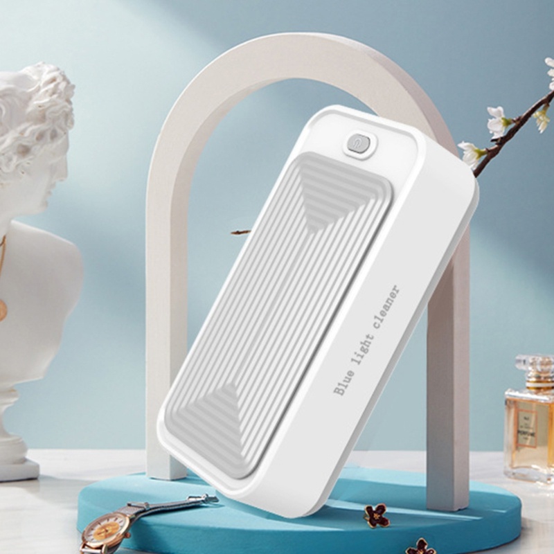 Máy Vệ Sinh Trang Sức Chuyên Nghiệp Mojito Bằng Sóng Siêu Âm Có Đèn Xanh Dương