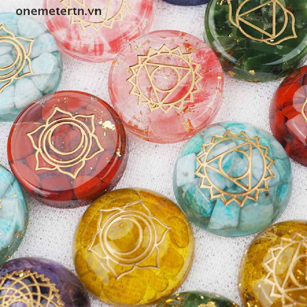 Set 2 Khuôn Silicon 7 Chakras Làm Trang Sức DIY