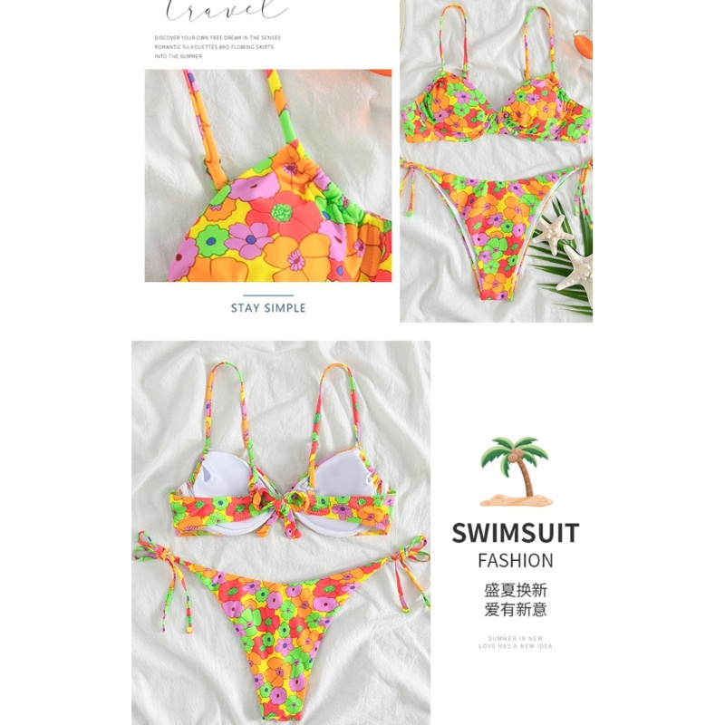 Bộ Đồ Bơi Bikini Một Mảnh Dây Cắt Cao Gợi Cảm Cho Nữ