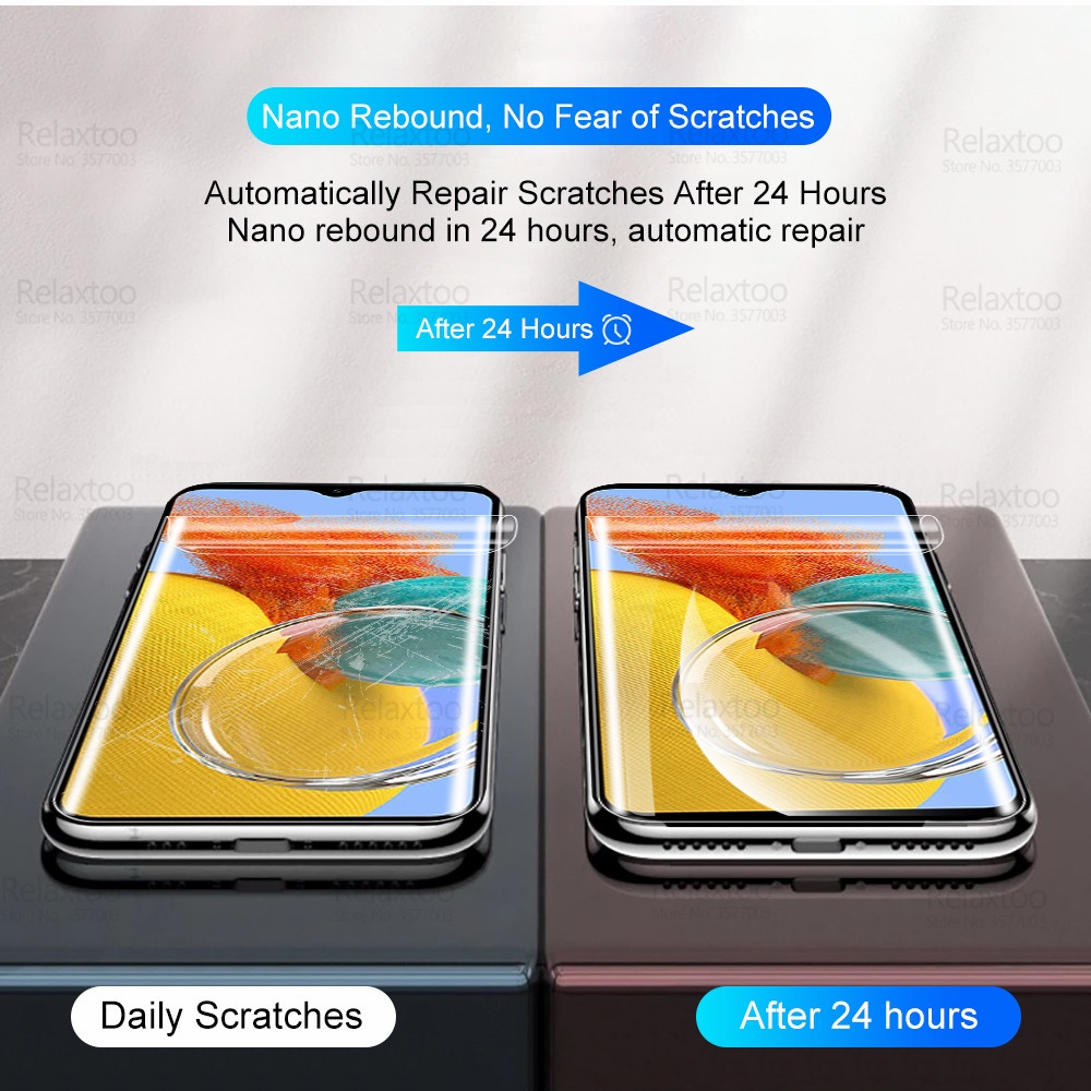 Phim Dán Hydrogel 3 Trong 1 Bảo Vệ Mặt Trước Và Sau Cho Samsung Galaxy M14 5G Sumsung M 14 14M M146B 2023 6.6 "