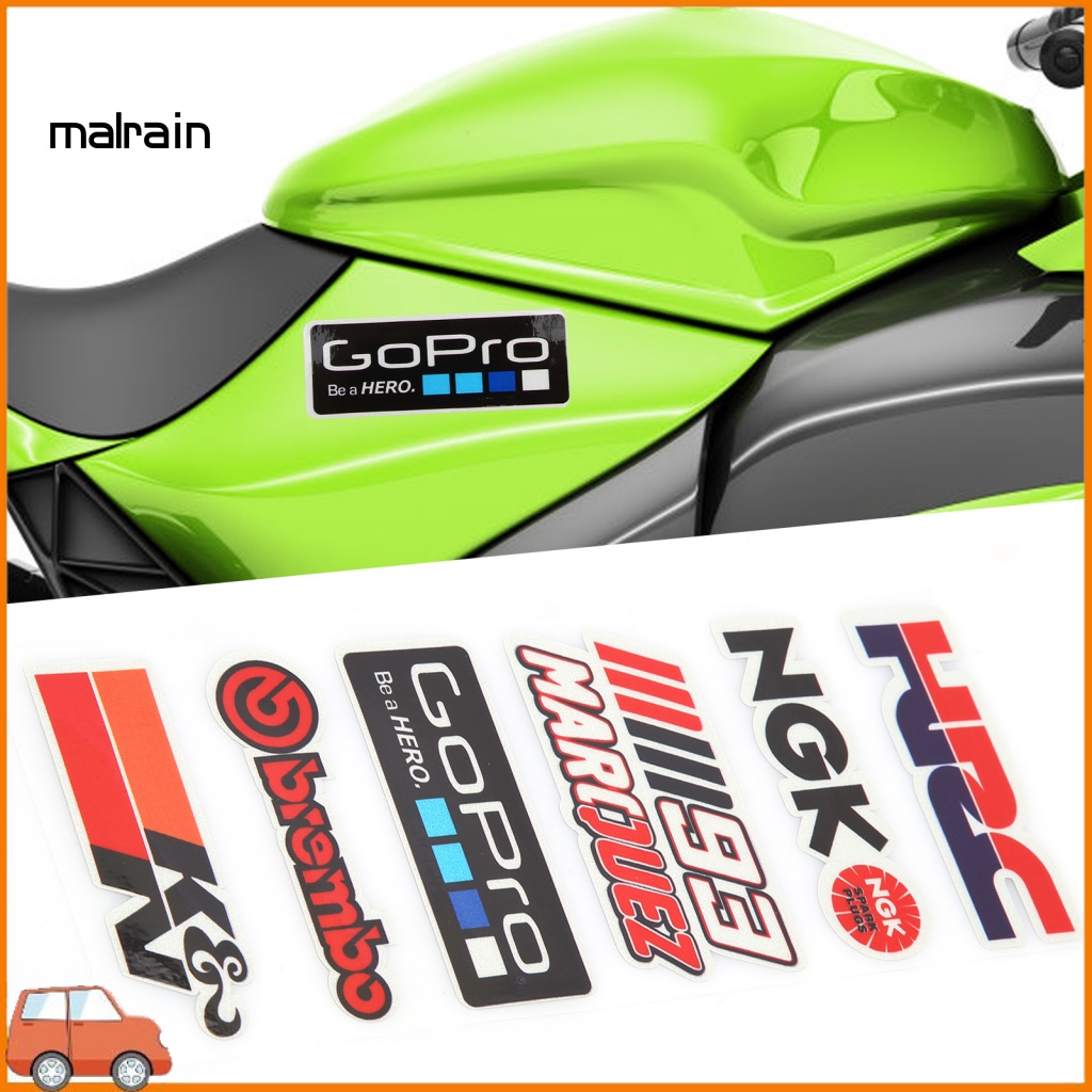 Bộ 5 Miếng Dán Trang Trí Xe Mô Tô Chống Mòn Tiện Dụng