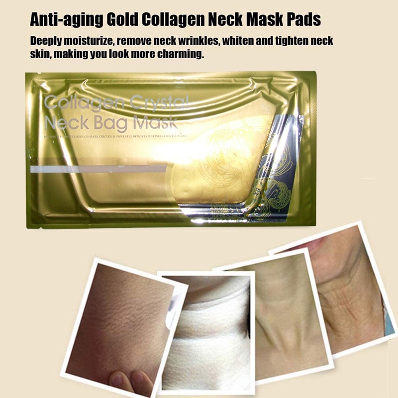 Mặt Nạ Gel Dưỡng Ẩm Giảm Nếp Nhăn Chăm Sóc Da Cổ JP5VN