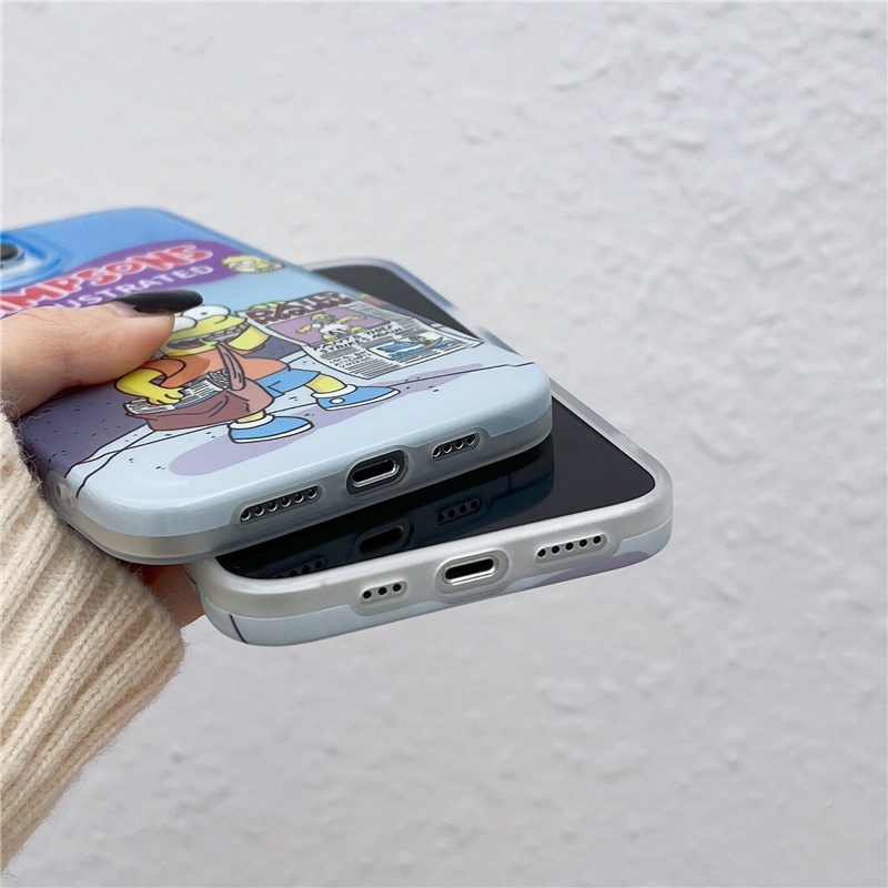 Hoạt Hình Ốp Điện Thoại Mềm Trong Suốt Hình simpsons Cho iphone15 15pro 15promax 14promax 14 14pro 13 13pro 13promax 12 12pm 11