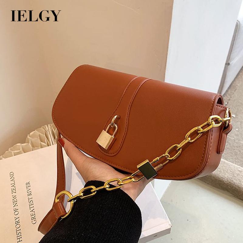 Túi Xách Đeo Vai Phối Dây Xích Thời Trang Pháp Đơn Giản Dành Cho Nữ