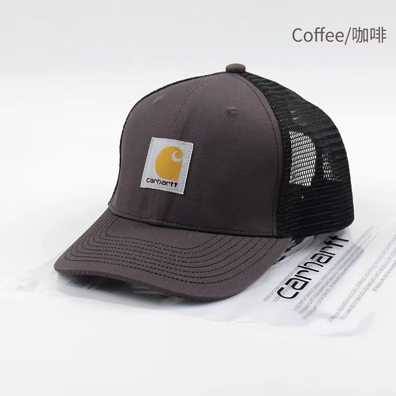 Mũ Lưỡi Trai Cotton Phối Lưới Vành Cong Thời Trang Đường Phố Mới