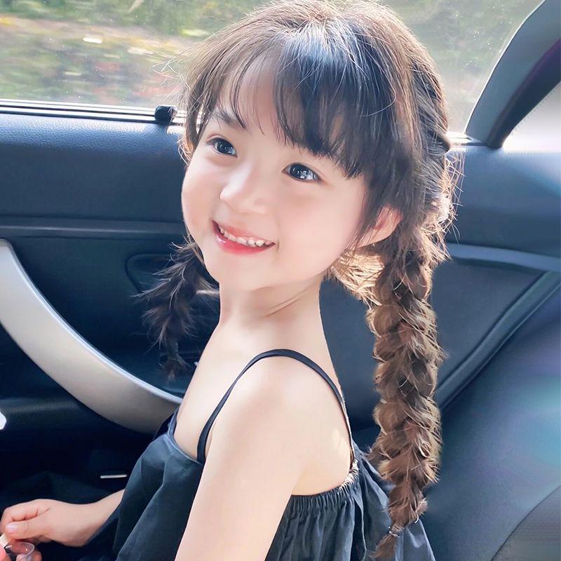 Tóc Giả Thắt Bím Đuôi Ngựa Tự Nhiên Liền Mạch Dễ Thương Cho Nữ