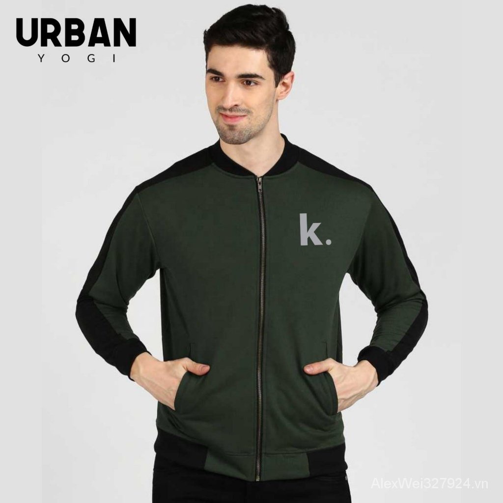 Áo Khoác Bomber Cotton Khô Nhanh Có Mũ Trùm Tùy Chỉnh Thời Trang Mùa Đông Cho Nam