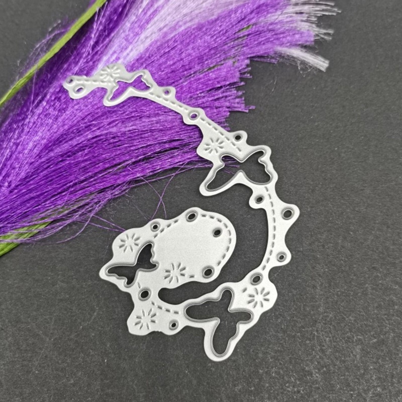 Khuôn Cắt Giấy Kim Loại Hình Bươm Bướm Xinh Xắn