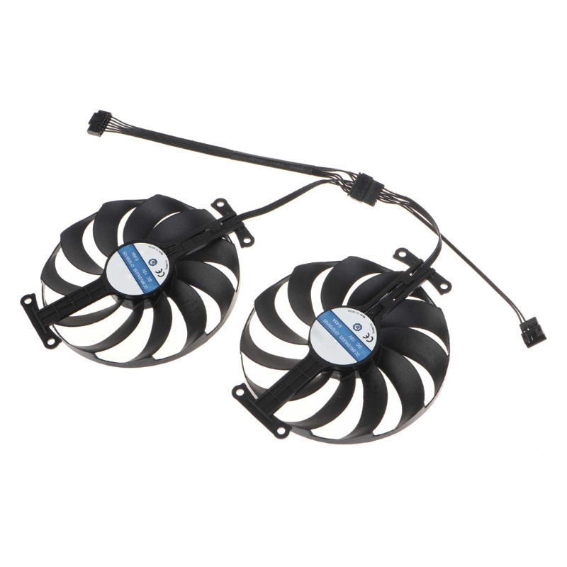 Set 2 Quạt Tản Nhiệt 95mm / 3.74in CF1010U12S 7Pin 12V 0.5A VGA Chuyên Dụng Cho ASUS RTX 3060 3060ti 3070 DUAL V2 OC