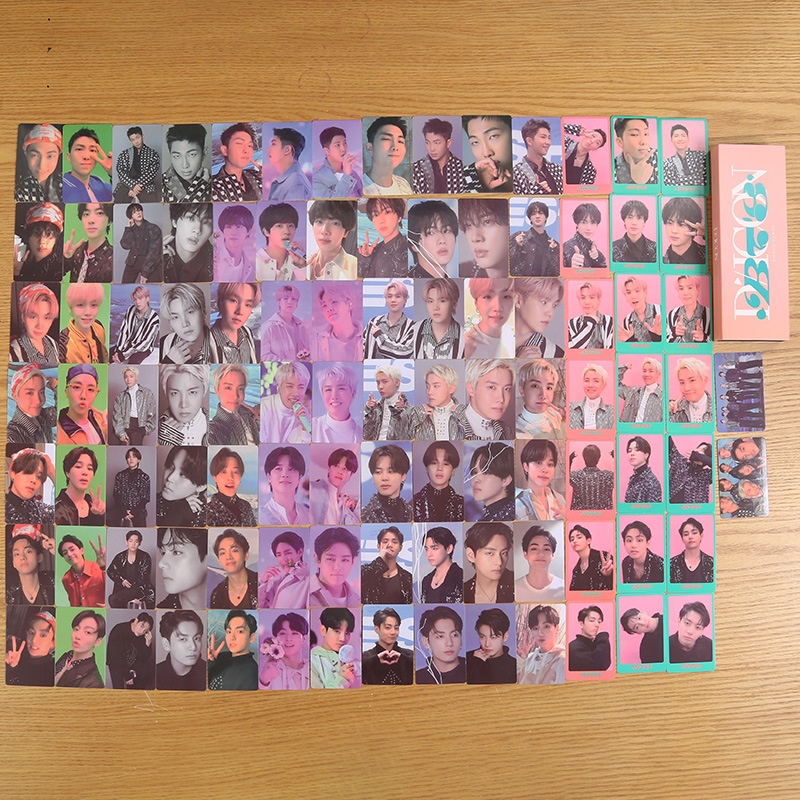 Hộp 100 Ảnh Lomo Card JIN JK JIMIN V RM SUGA J-HOPE Nhóm Nhạc Kpop BT-S