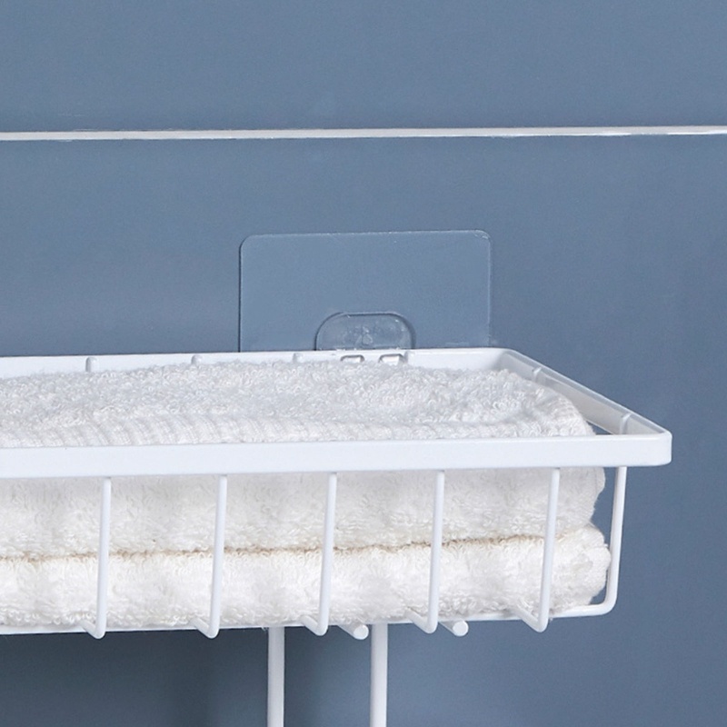 Giá Kim Loại Treo Tường Đựng Đồ Dùng Nhà Tắm Ráo Nước Đa Năng