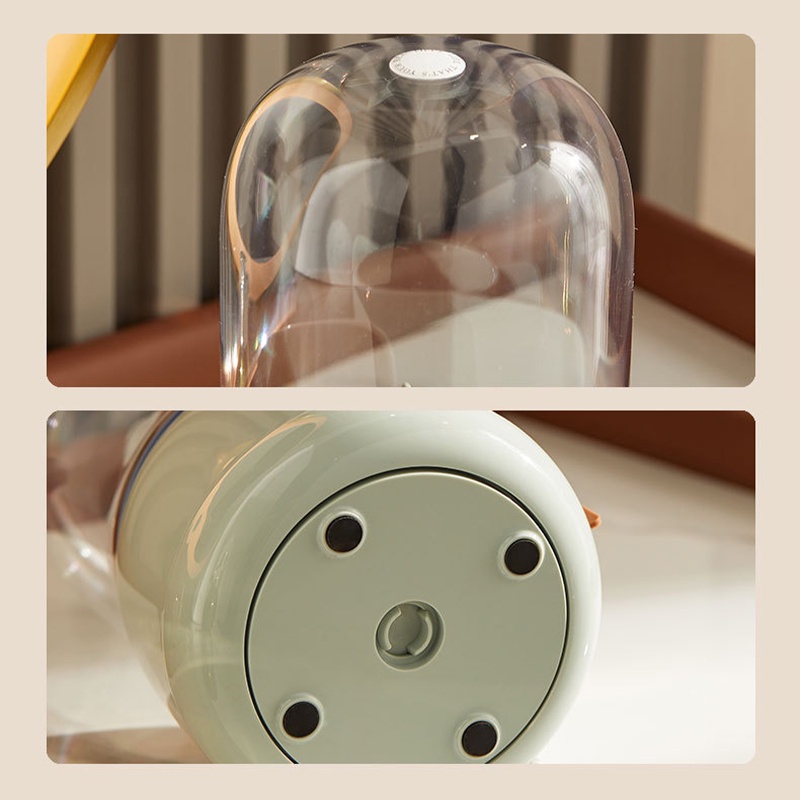 Hộp Đựng Cọ Trang Điểm Có Ngăn Xoay Chống Bụi Tiện Lợi