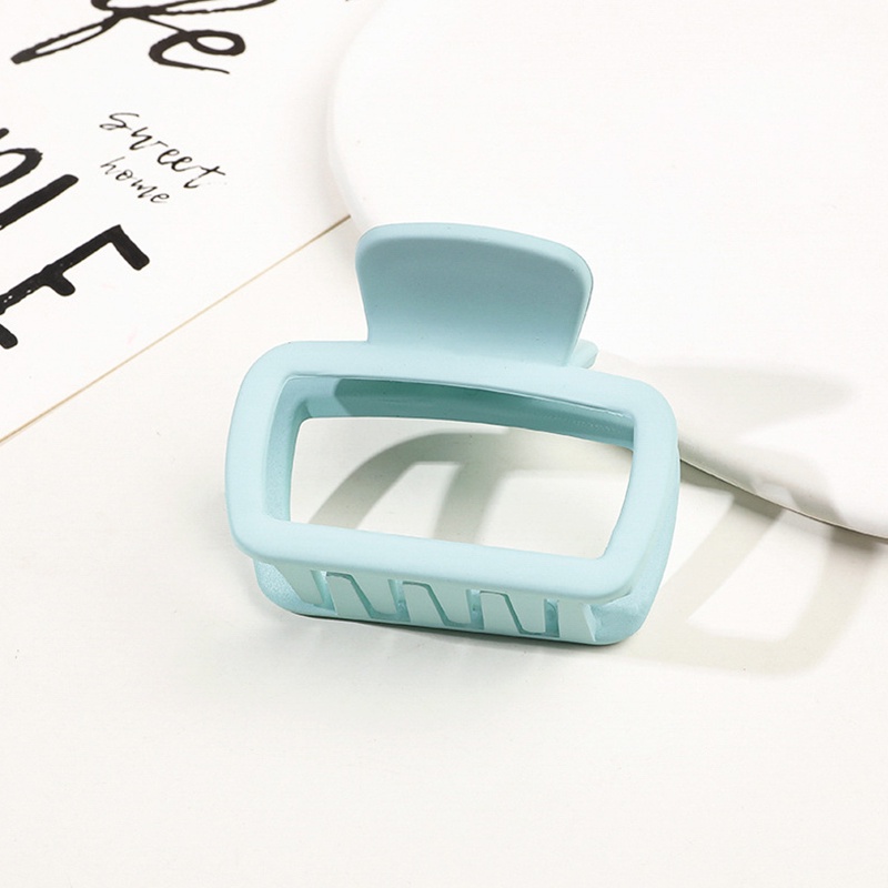 Kẹp Tóc Càng Cua Mini Hình Vuông Màu Sắc Đơn Giản Cho Nữ