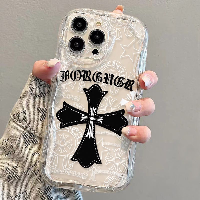 ✅Ốp Điện Thoại Mềm Trong Suốt Chống Sốc Họa Tiết Thánh Giá Cho iPhone14 / 13promax 12 / 11 7 / 8p xsxr