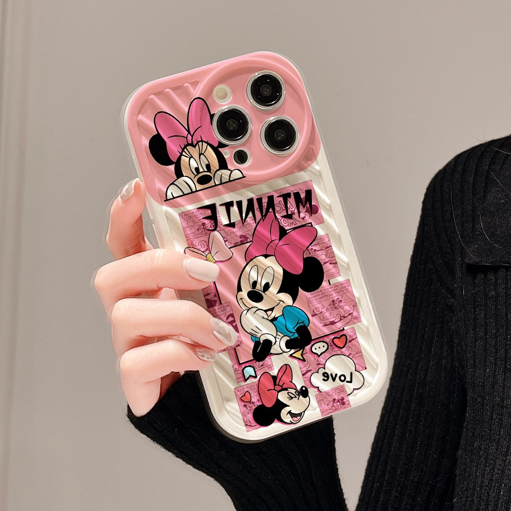 Ốp Điện Thoại TPU Mềm Chống Sốc Hình Disney mickey Minnie Cho IPhone 13 14 12 11 PRO Max Xs Max XR 7 8 Plus
