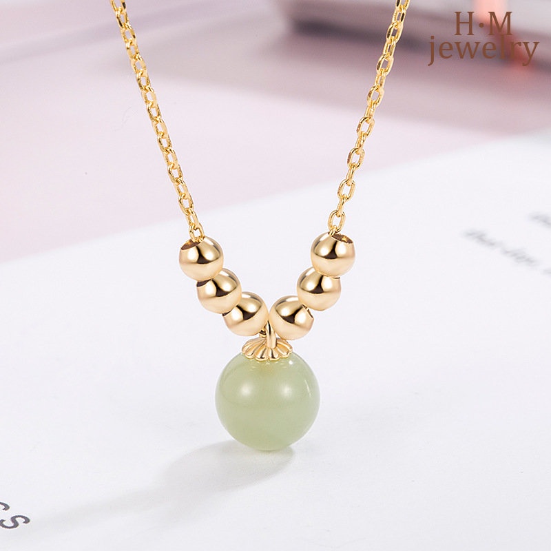 Vòng cổ Ngọc Bích Phong Cách Cổ Điển Sang Trọng 2023