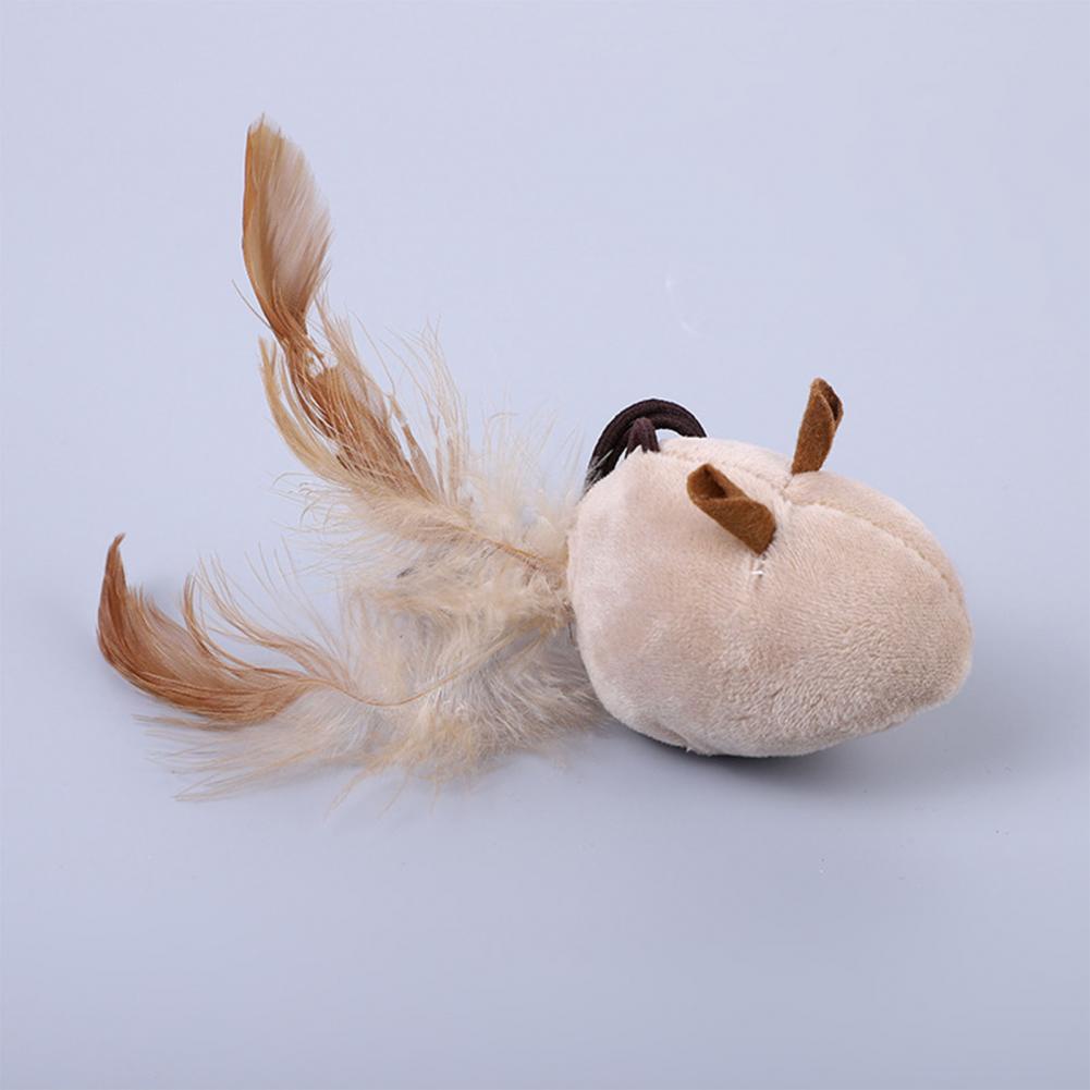 Đồ chơi  mèo gắn lông vũ,đồ chơi cho chó mèo KKPETS