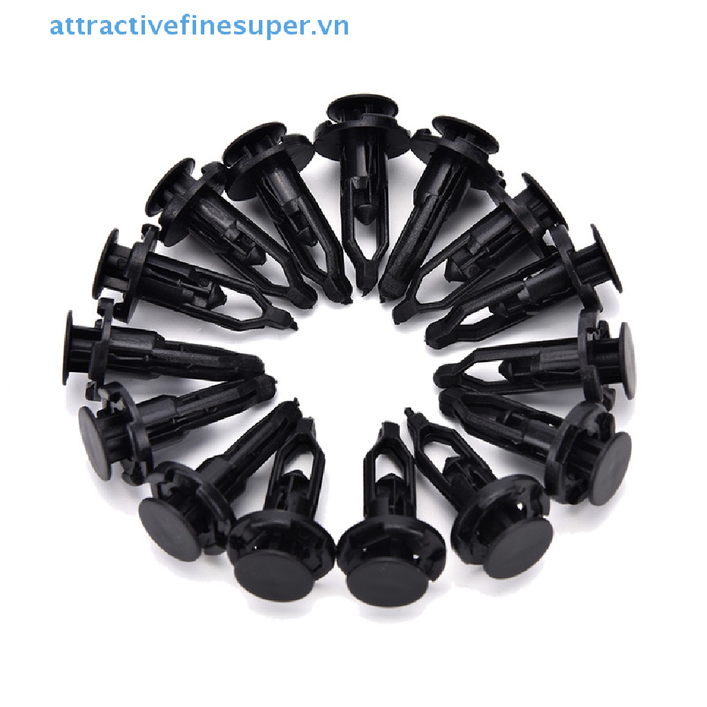 FENDER Set 100 Đinh Tán Nhựa 9mm Chuyên Dụng Cho Xe Hơi Toyota