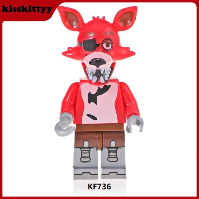Kisskittyy   Lego FNAF Building Blocks Foxy Chica Bonnie Five Nights At Freddy Figures Toy Puzzle Toy