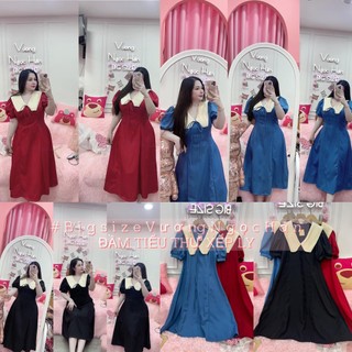 ĐẦM TIỂU THƯ XẾP LY BIGSIZE VƯƠNG NGỌC HÂN