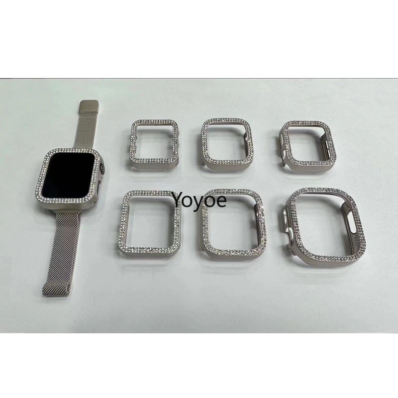 Bộ Kính Cường Lực + Ốp Bảo Vệ Màn Hình 24 Kiểu Cho iWatch 8 49MM 45MM 41MM 44mm 40mm 42mm 38mm 8 Ultra 7 6 5 4 3 se