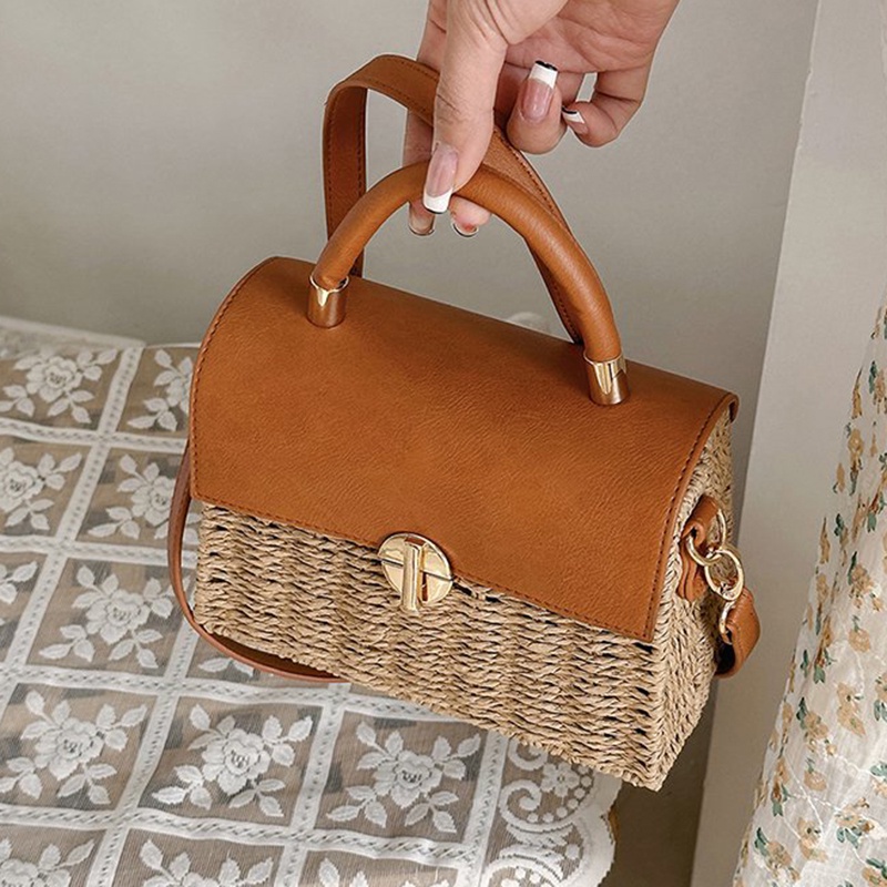 Túi Đeo Chéo Vải Dệt Màu Sắc Thời Trang Dành Cho Nữ