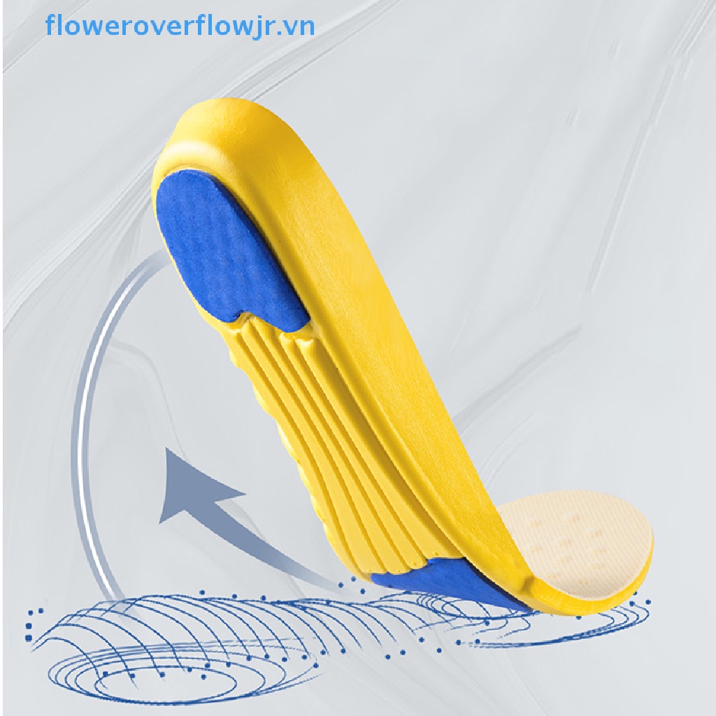 Đế Lót Giày Chạy Bộ Cao Su Non Phối Lưới Thoáng Khí Giúp Khử Mùi FJR