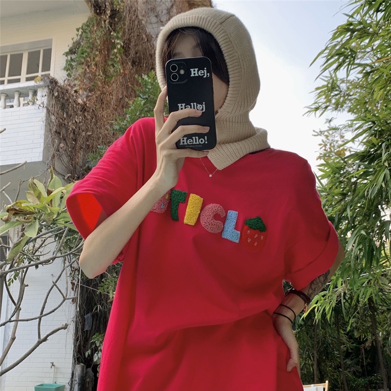 Áo Thun Ngắn Tay Dáng Rộng Thời Trang Mùa Hè Mới Cho Nữ