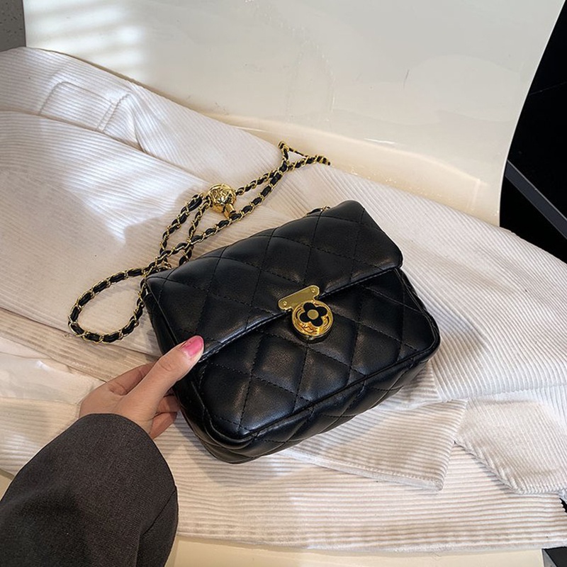 Túi Xách Dây Xích Đeo Vai Phong Cách harajuku Đơn Giản Cho Nữ