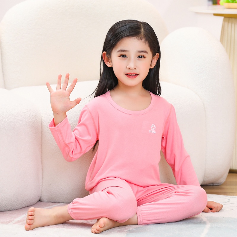 Bộ Đồ Ngủ Tay Dài Dáng Rộng 110-170cm In Hoạt Hình Dễ Thương Cho Bé