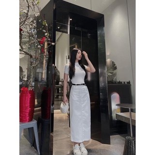 ✨FULL SET✨Set áo phông trơn mix chân váy basic