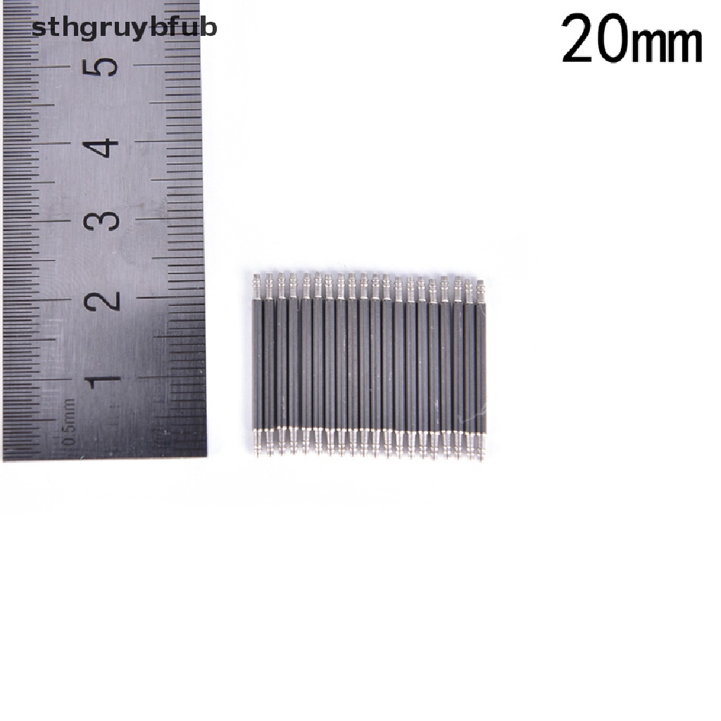 Set 20 Chốt Lò Xo Bằng Thép Không Gỉ Cho Đồng Hồ Đeo Tay Kích Thước 8-22mm