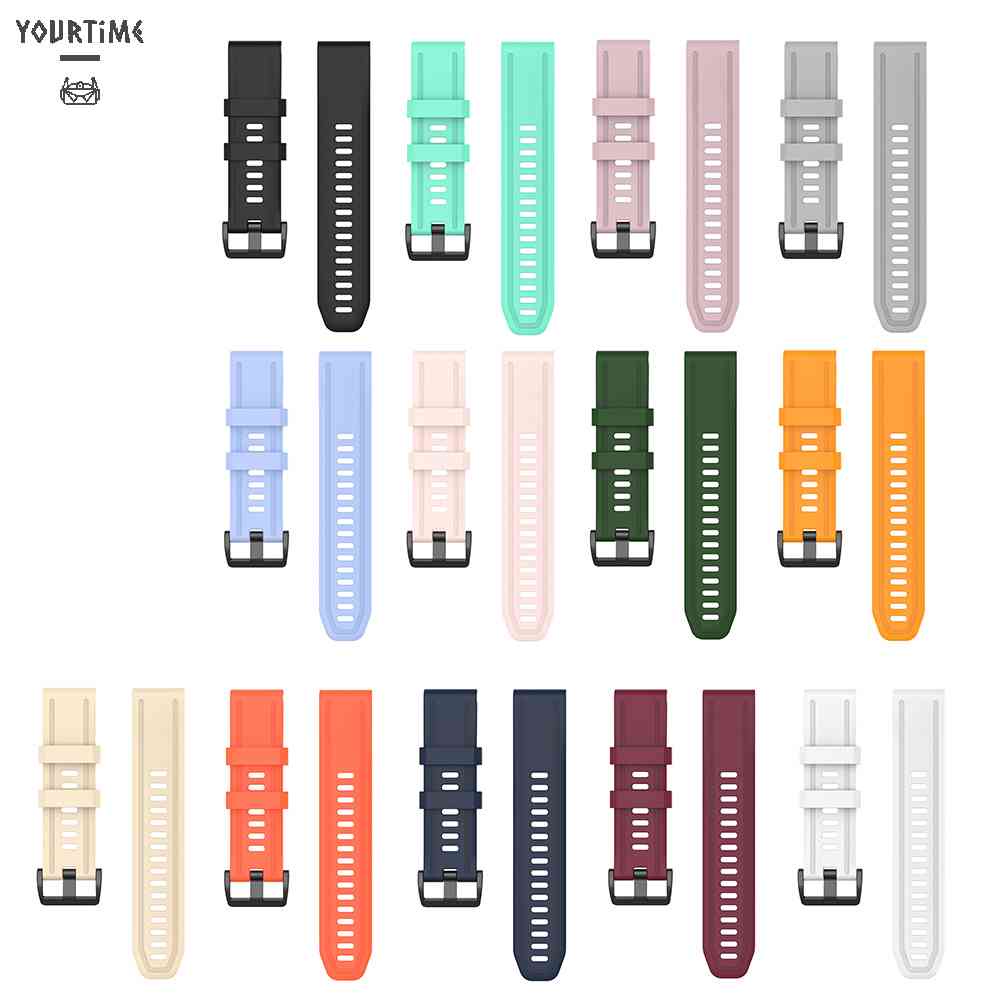 Dây Đeo Thể Thao Bằng Silicone 20mm Cho Garmin Fenix 7S