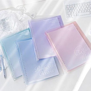 Binder, bìa sổ còng nhựa b5 rosy posy 4 màu pastel xinh xắn