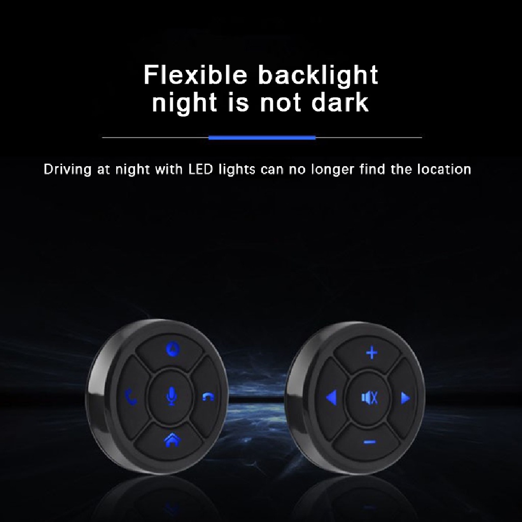 Bộ Điều Khiển Từ Xa 10 Nút Bấm Cho Vô Lăng Xe Hơi